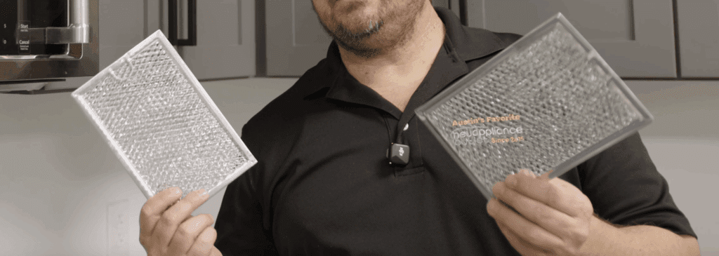 Grease trap filters in Microwave